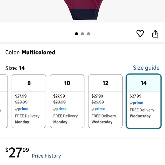 Harry Potter Girls' Hogwarts Swimsuit Size 14 NWOT - Picture 8 of 9